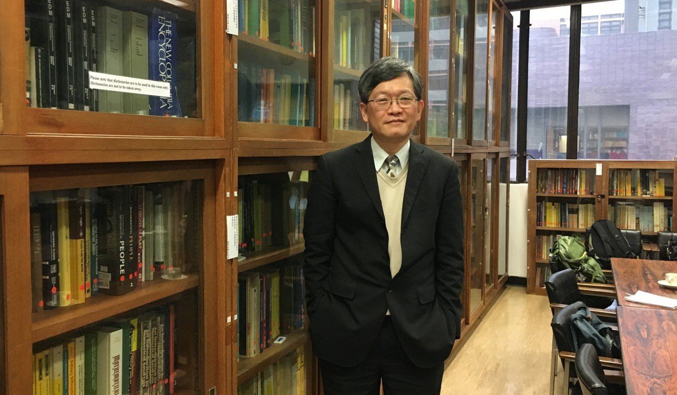 Professor Mok Ngai-ming, chair of mathematics at HKU, was recently elected as a member of the Academy of Sciences of Hong Kong. Photo: Peace Chiu