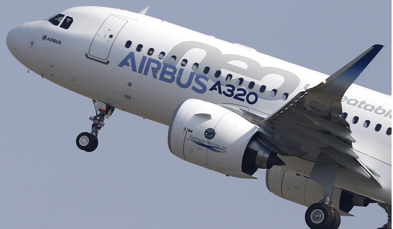 China has confirmed an order for 184 Airbus A320neo aircraft, which will be delivered between 2019 and 2020. Photo: EPA