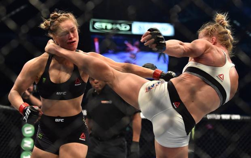 Rousey has suffered a couple of damaging defeats. Photo: AFP