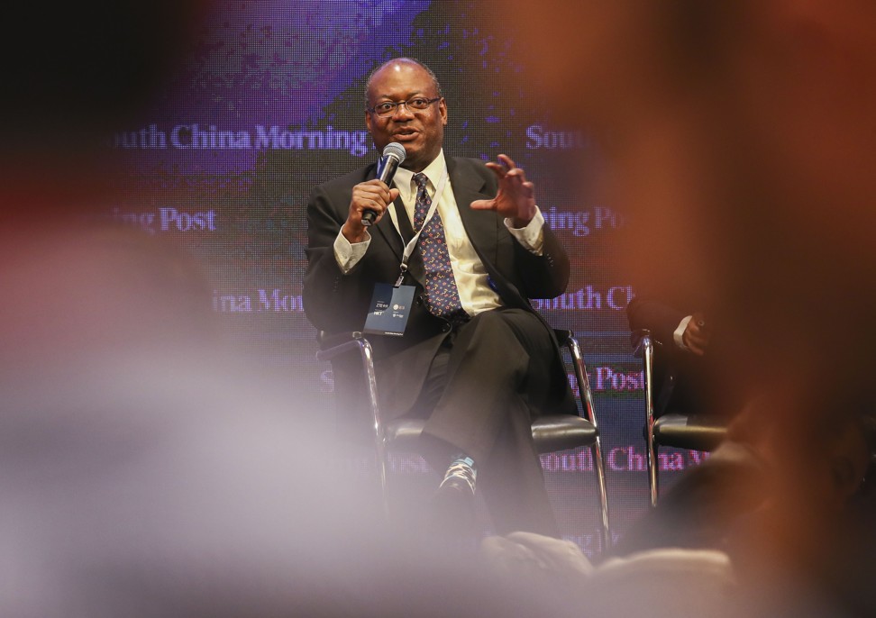 Keith Richburg, director of the Journalism and Media Studies Centre at the University of Hong Kong, said that despite claims of containment, the US had actually aided China’s opening up in recent decades. Photo: Nora Tam
