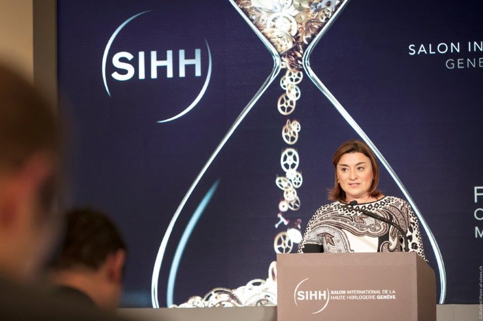 Fabienne Lupo, chairwoman for Fondation de la Haute Horlogerie – the organiser of SIHH.