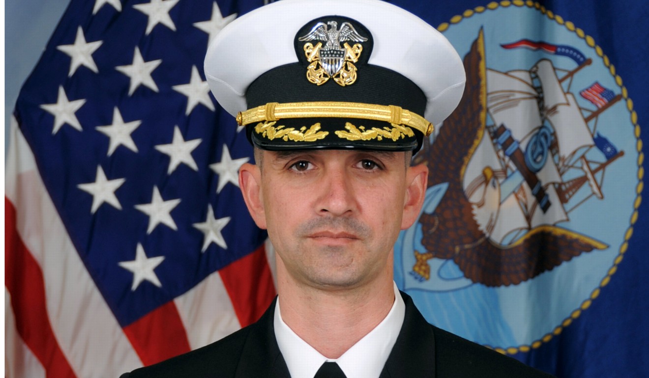 Commander Alfredo J. Sanchez, commanding officer of USS John S. McCain. Photo: Reuters