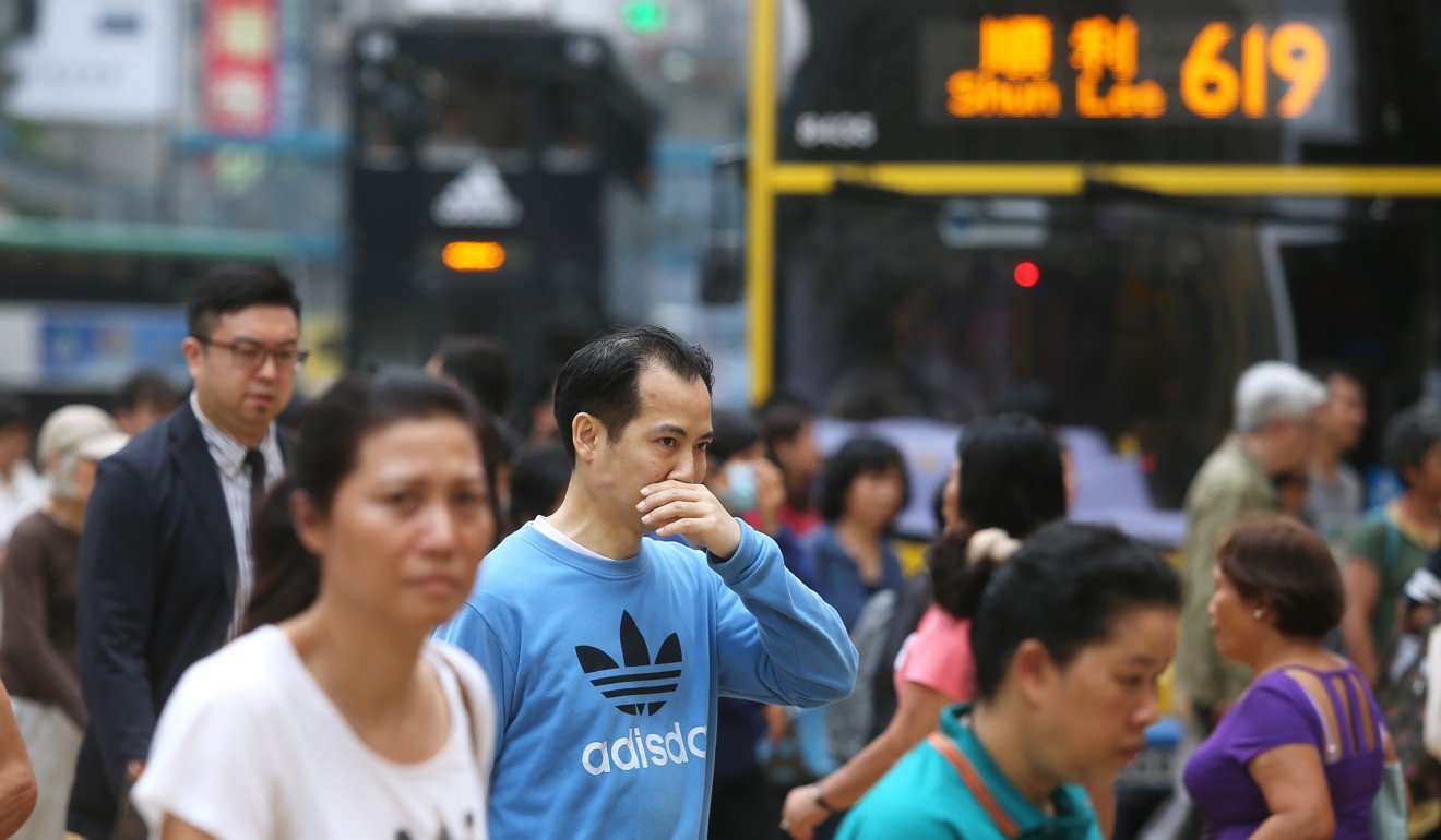 Rush hour in Causeway Bay, where air quality was the worst in the city last year. Photo: Sam Tsang