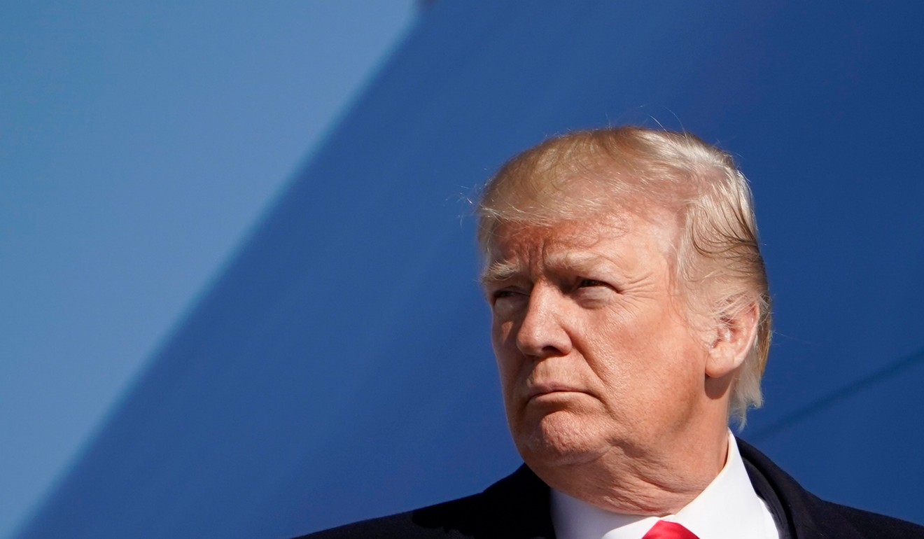 Trump told Reuters the US could soon impose a potential big “fine” in connection with China’s intellectual property theft. Photo: AFP