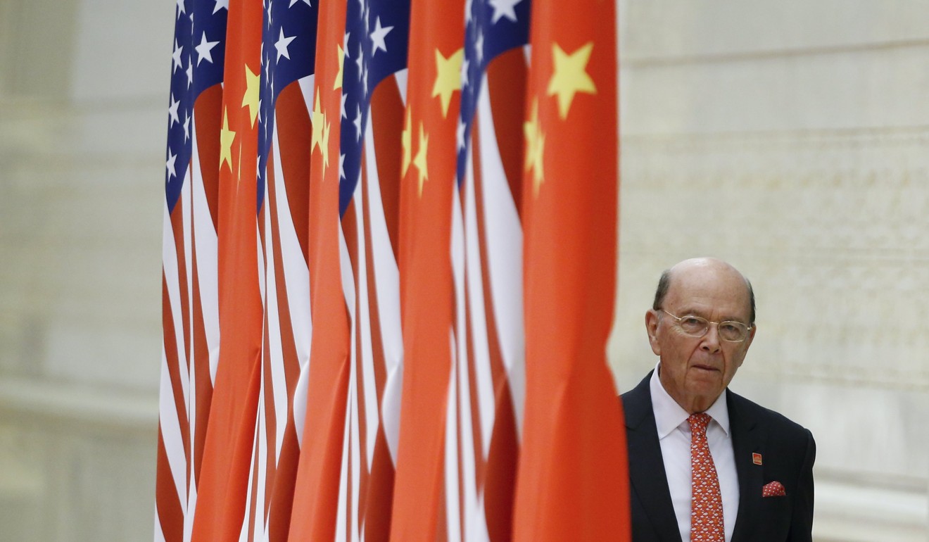 US Commerce Secretary Wilbur Ross arrives at a state dinner at the Great Hall of the People in Beijing in November. Photo: EPA