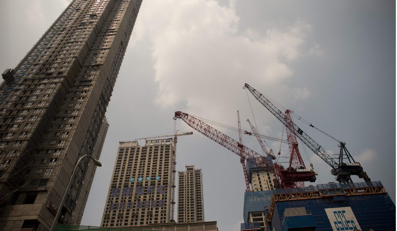 Mainland developers have vastly outpaced foreign rivals in terms of total development by square footage. A construction site is seen in Shenyang. Photo: AFP