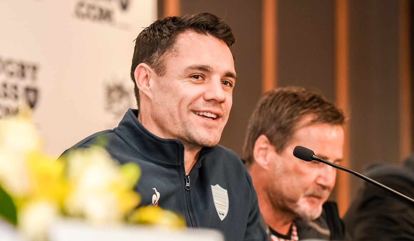 Star fly half Dan Carter is touch and go for Saturday’s Natixis Cup. Photo: HKRU