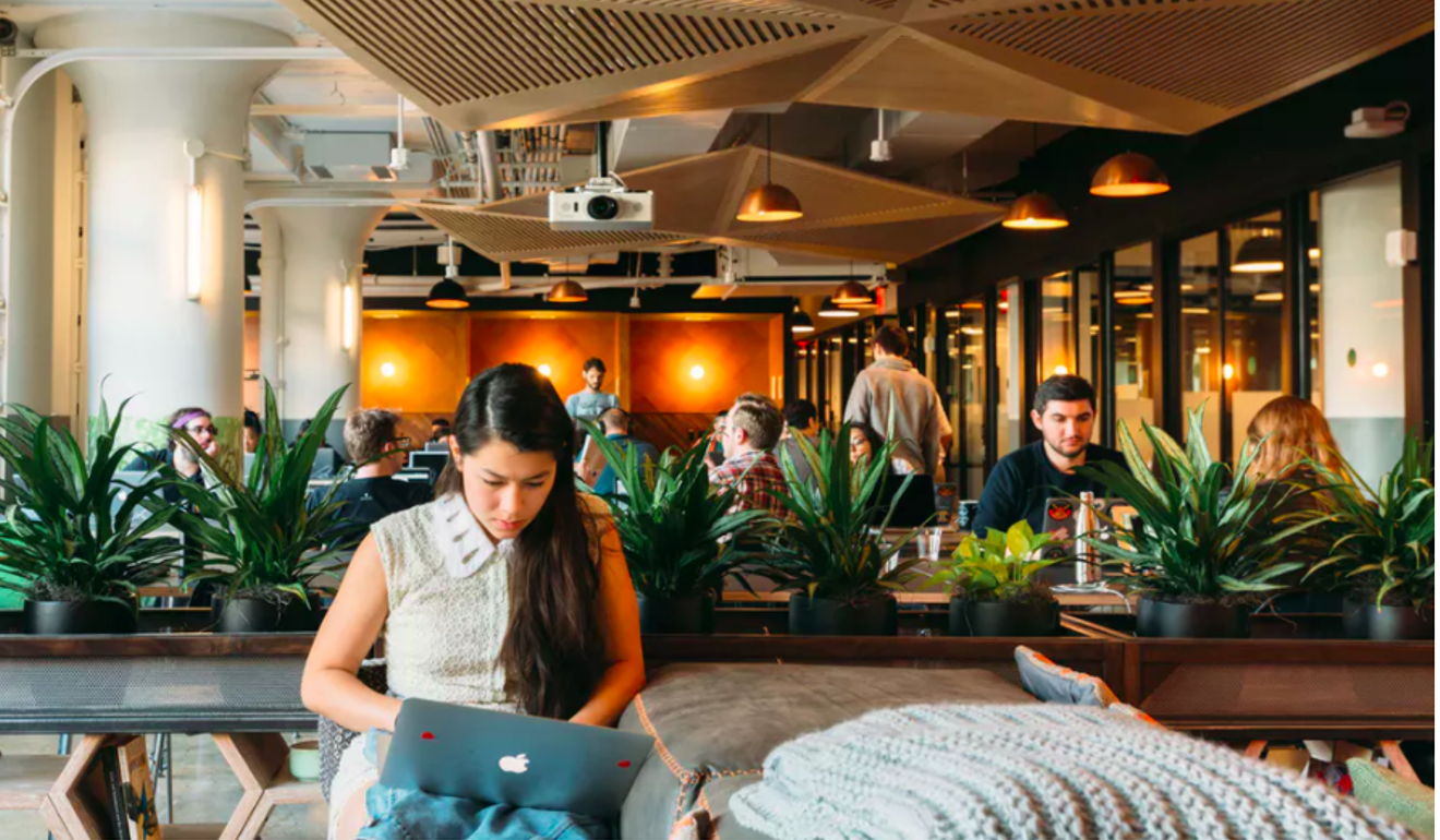 WeWork’s co-working space in Wan Chai. Photo: Handout