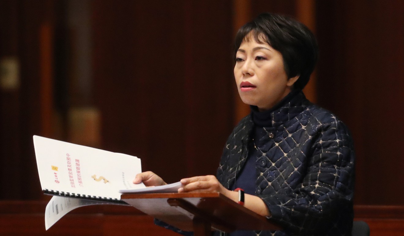Lawmaker Alice Mak says the government should not rule out cash handouts given the huge surplus and soaring economy. Photo: Nora Tam