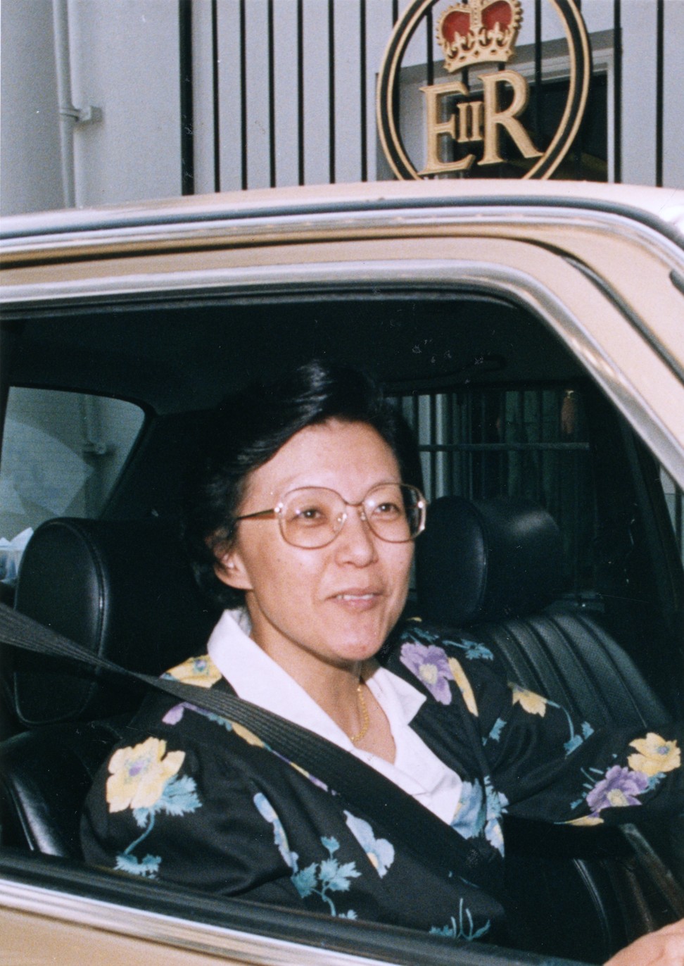 Rita Fan leaves Government House back in October 1992. Photo: SCMP