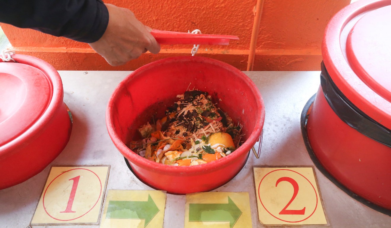 Kitchen waste at a restaurant in Hong Kong. Picture: K. Y. Cheng