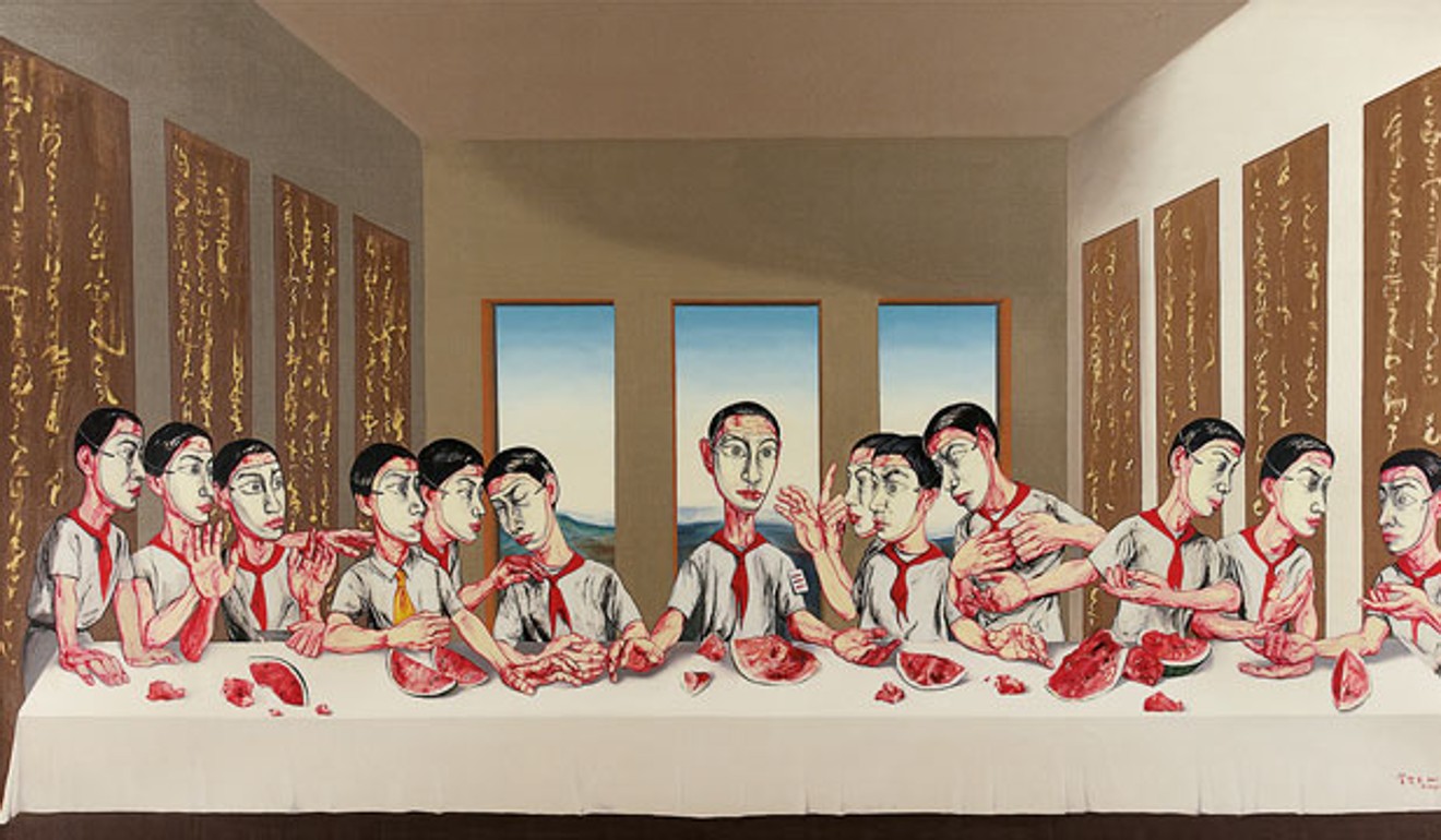 Zeng Fanzhi's The Last Supper went under the hammer for around HK$180 million in 2013.