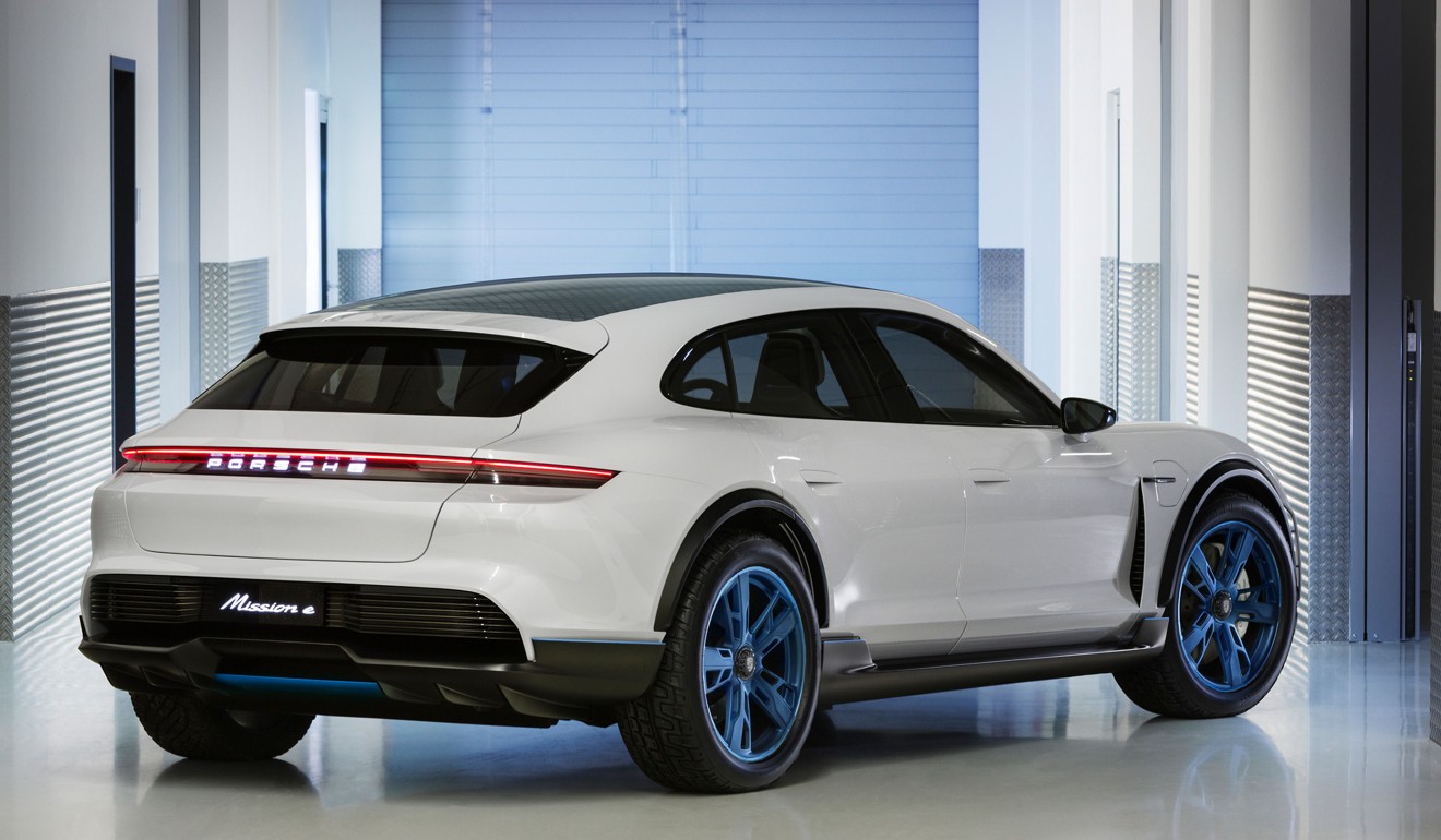 The Porsche Mission E Cross Turismo is said to have a driving range of 250km.