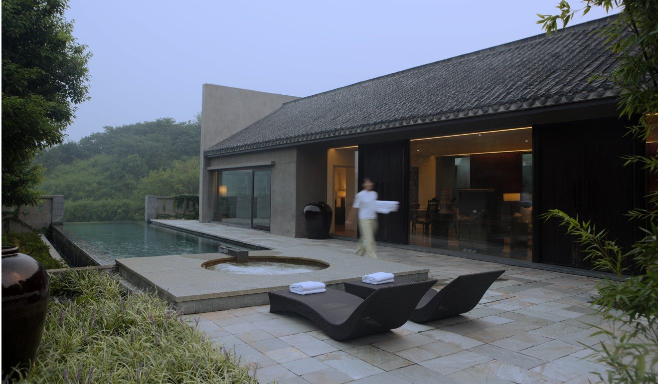 Private hot springs villa at Kayumanis Nanjing Private Villa & Spa.
