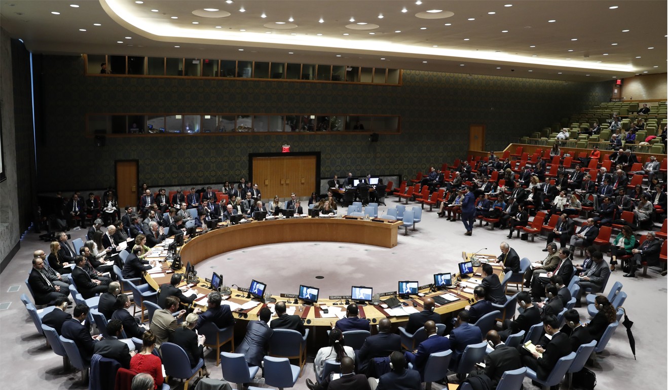 A figure of Maineland wants to study international relations in university and hopes to eventually work for the United Nations. Pictured: a general view of a UN Security Council meeting. Photo: Xinhua