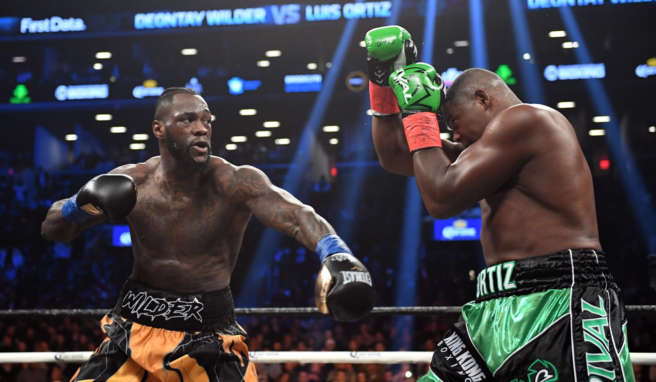 Deontay Wilder stopped Luis Ortiz of Cuba in his most recent fight. Photo: AFP