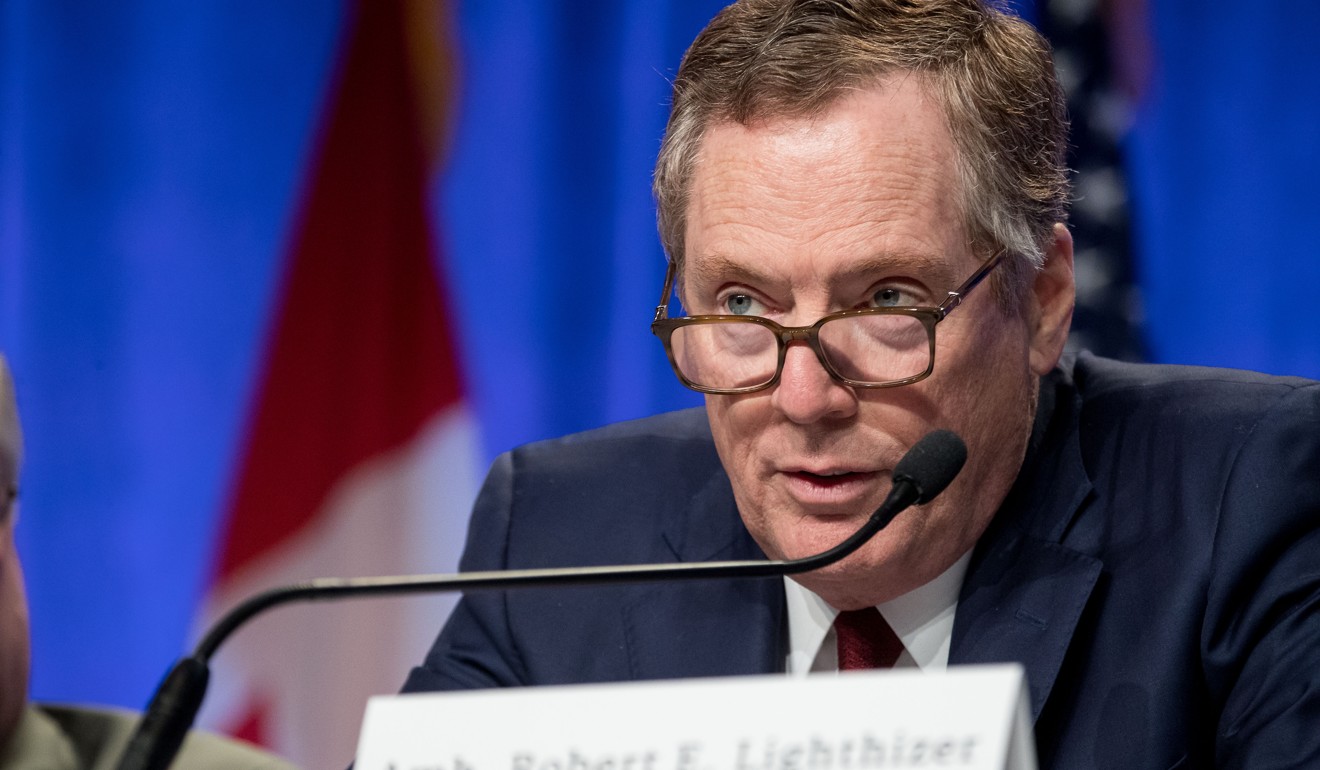 US Trade Representative ambassador Robert Lighthizer began taking testimony from US industry representatives and other experts soon after he started his investigation in August. Photo: Xinhua