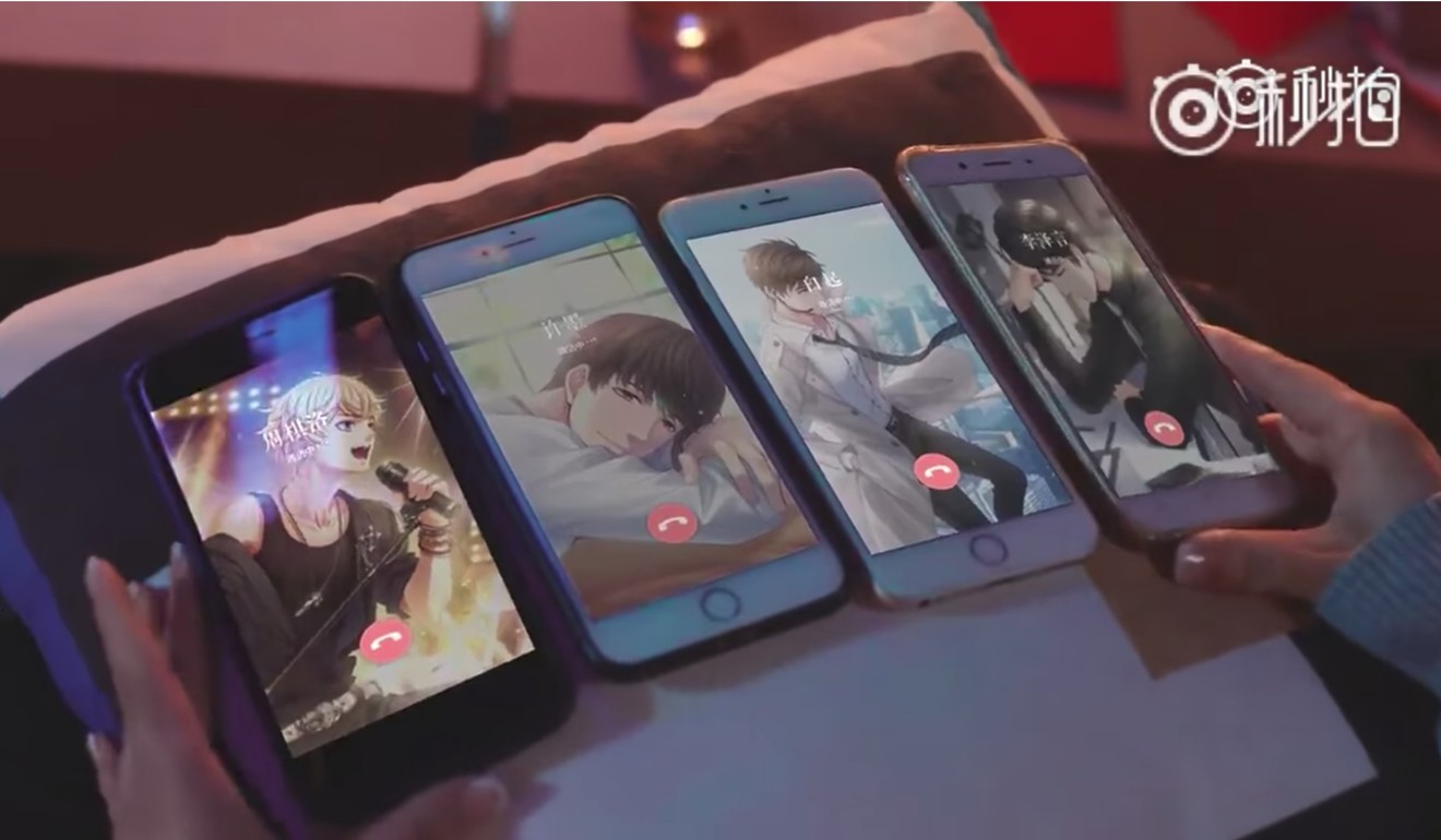 Popular Chinese 'virtual boyfriend' game Love and Producer. Photo: Youtube