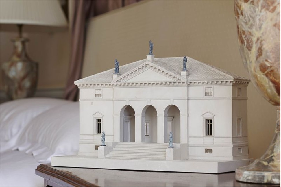 A model of Villa Sarceno in Vicenza, Italy, by Timothy Richards. Photo: Timothy Richards