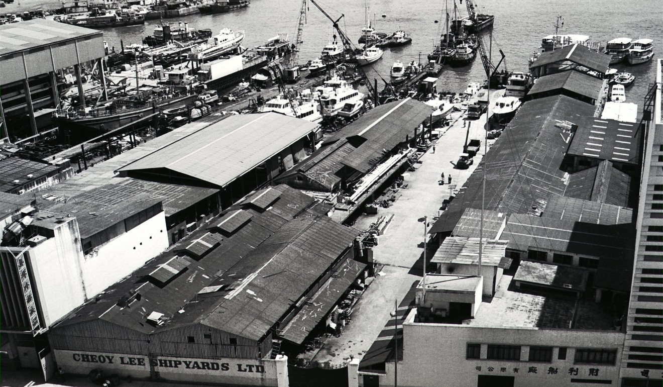 Cheoy Lee Shipyards in the 1980s. Photo: SCMP