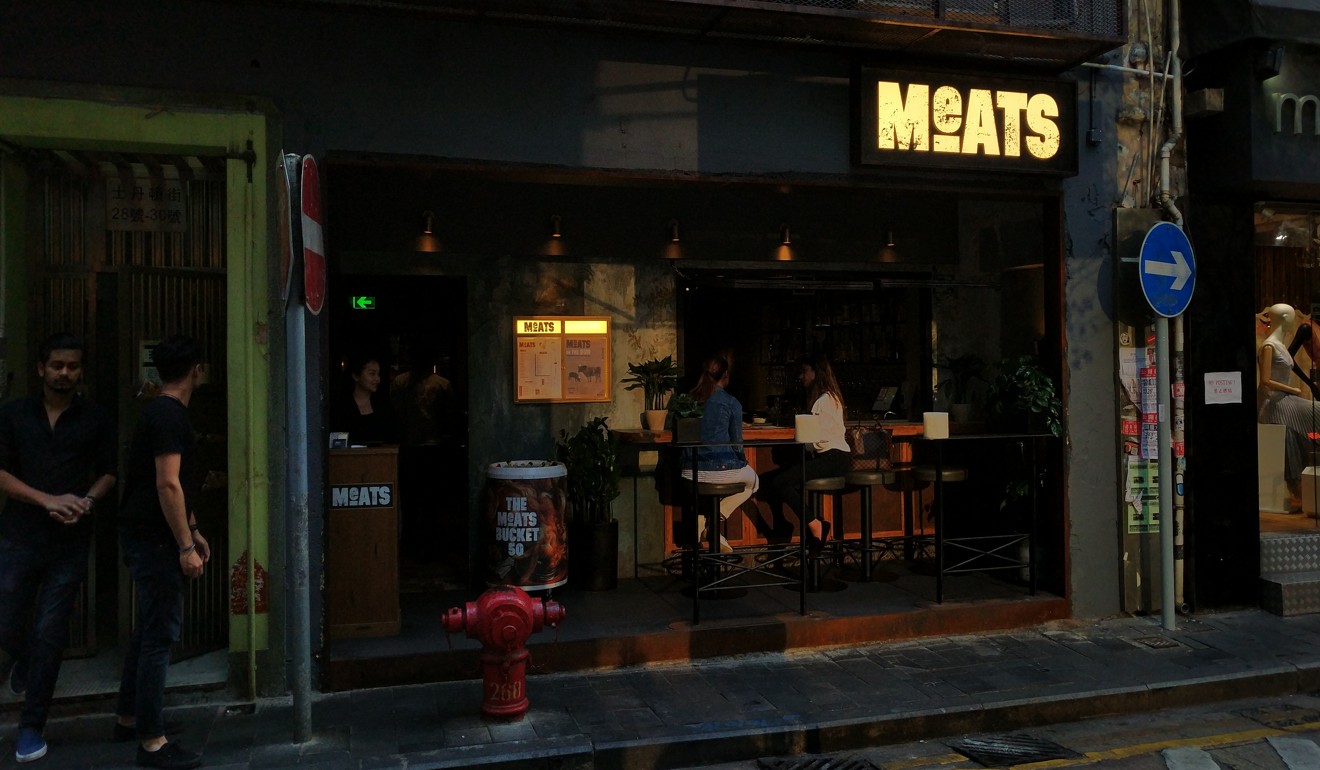 Meats is proving a leading light for cocktails and succulent food on Staunton Street, in Hong Kong’s SoHo. Photo: David Vetter