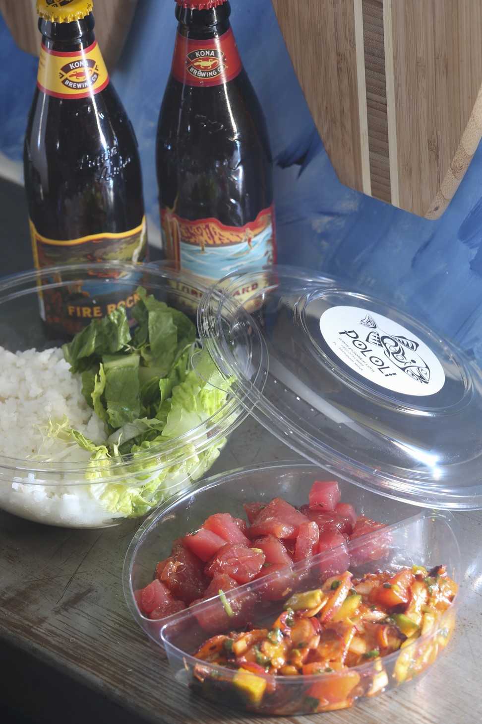 A tuna and octopus poke bowl from Pololi. Photo: K.Y. Cheng