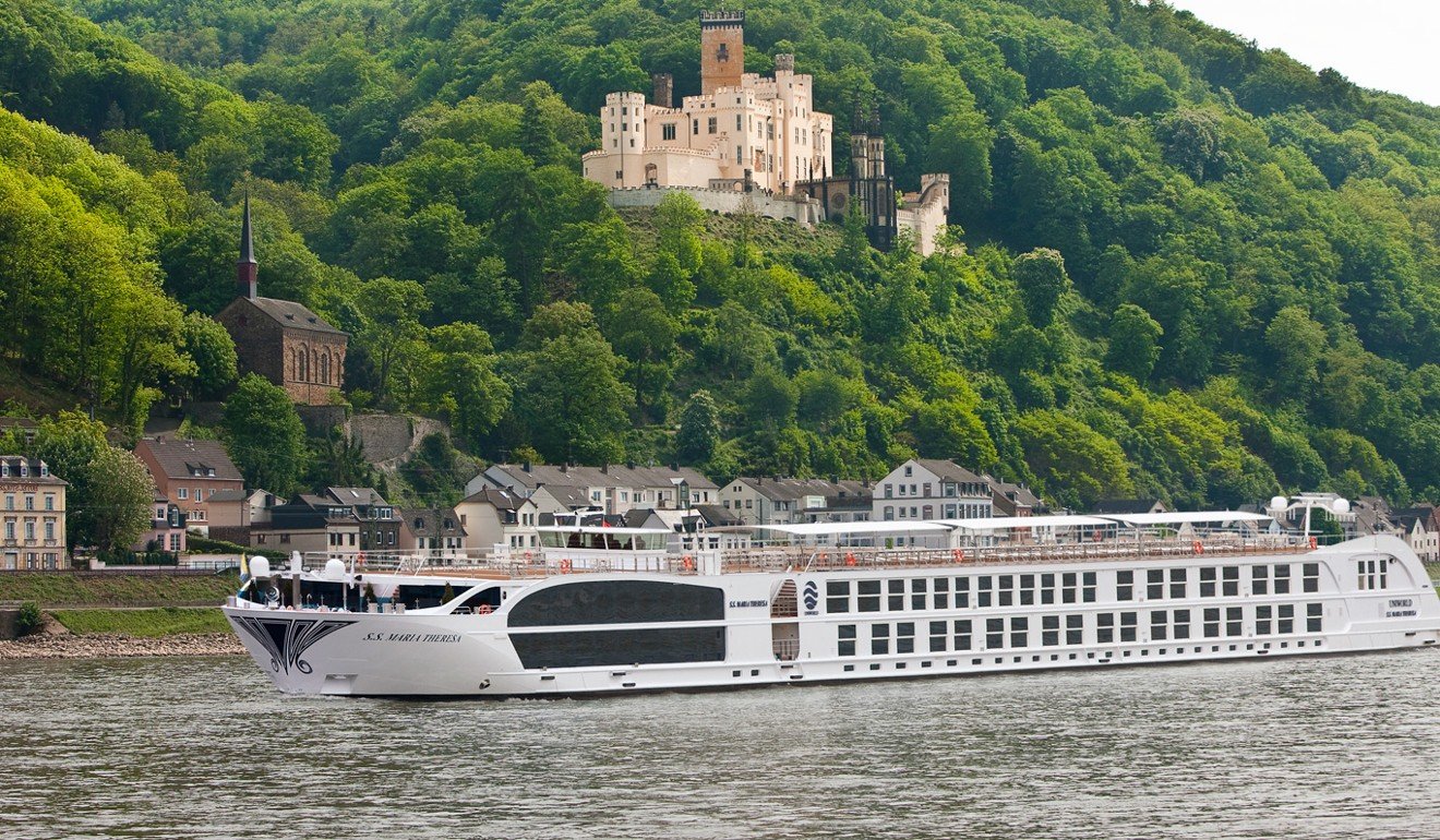 One of Uniworld's river cruise ships that takes passengers through the heart of Europe.