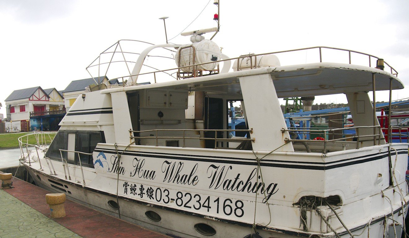 A whale-watching boat moored in Hualien harbour. Photo: Stuart Heaver