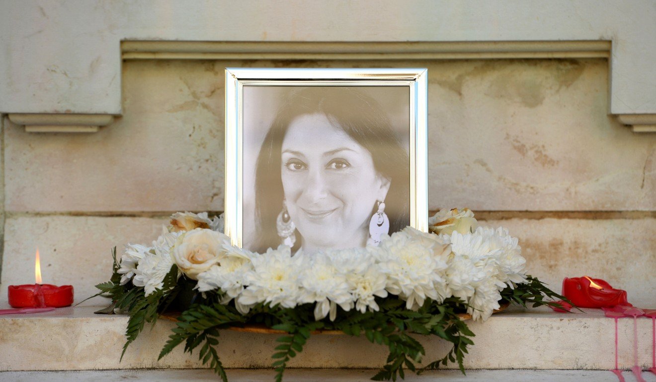 The murder of Daphne Caruana Galizia saw Malta plummet down the press freedom rankings. Photo: AFP