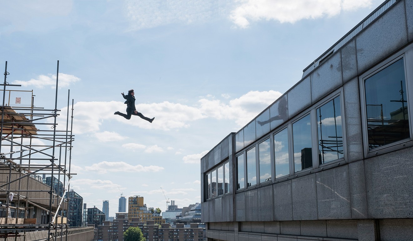 Tom Cruise flying high in Mission: Impossible – Fallout. Photo: David James