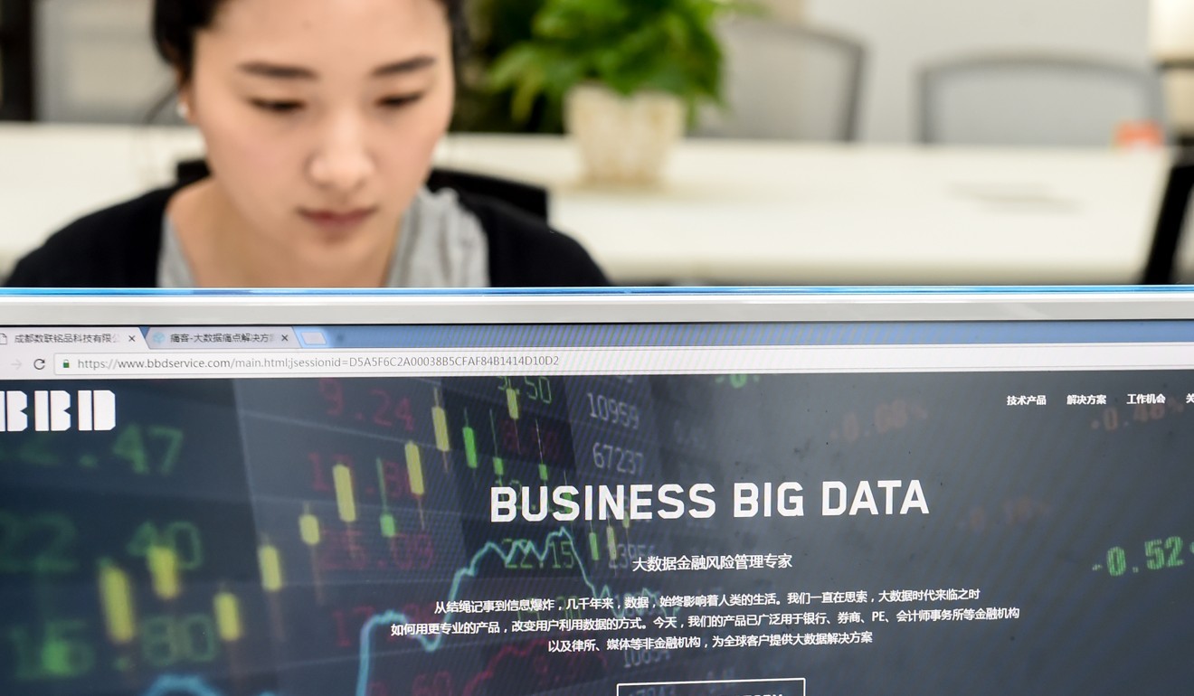 China’s central government highlighted big data as a priority in 2014 as part of efforts to encourage more innovation as well as the upgrade of the country’s economic structure. Photo: Xinhua