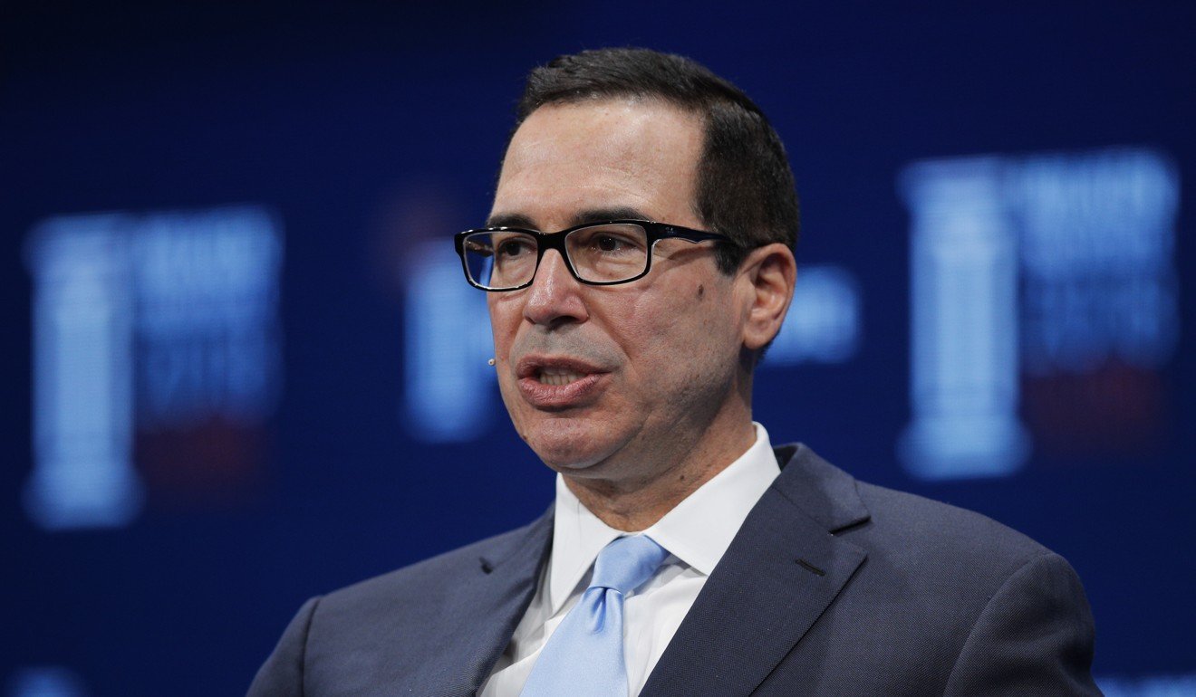 US Treasury Secretary Steven Mnuchin is a trade-free partisan, despite his background in investment banking at Goldman Sachs. Photo: AP