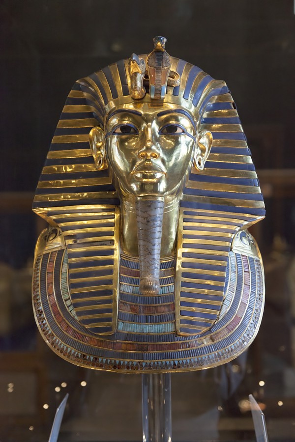 The death mask of Tutankhamen, aka King Tut. Photo: Roland Unger, CC by ASA 3.0