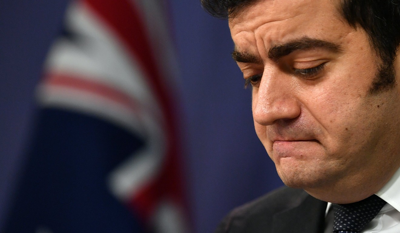 Australian Labor senator Sam Dastyari resigned amid intense scrutiny of his interactions with Chinese businessman and political donor Huang Xiangmo. Photo: EPA