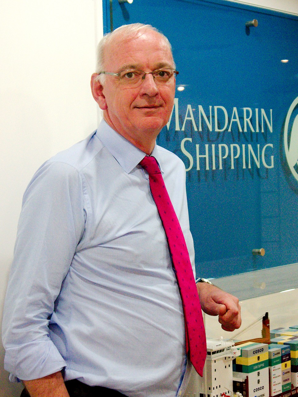Tim Huxley of Mandarin Shipping. Photo: Stuart Heaver 
