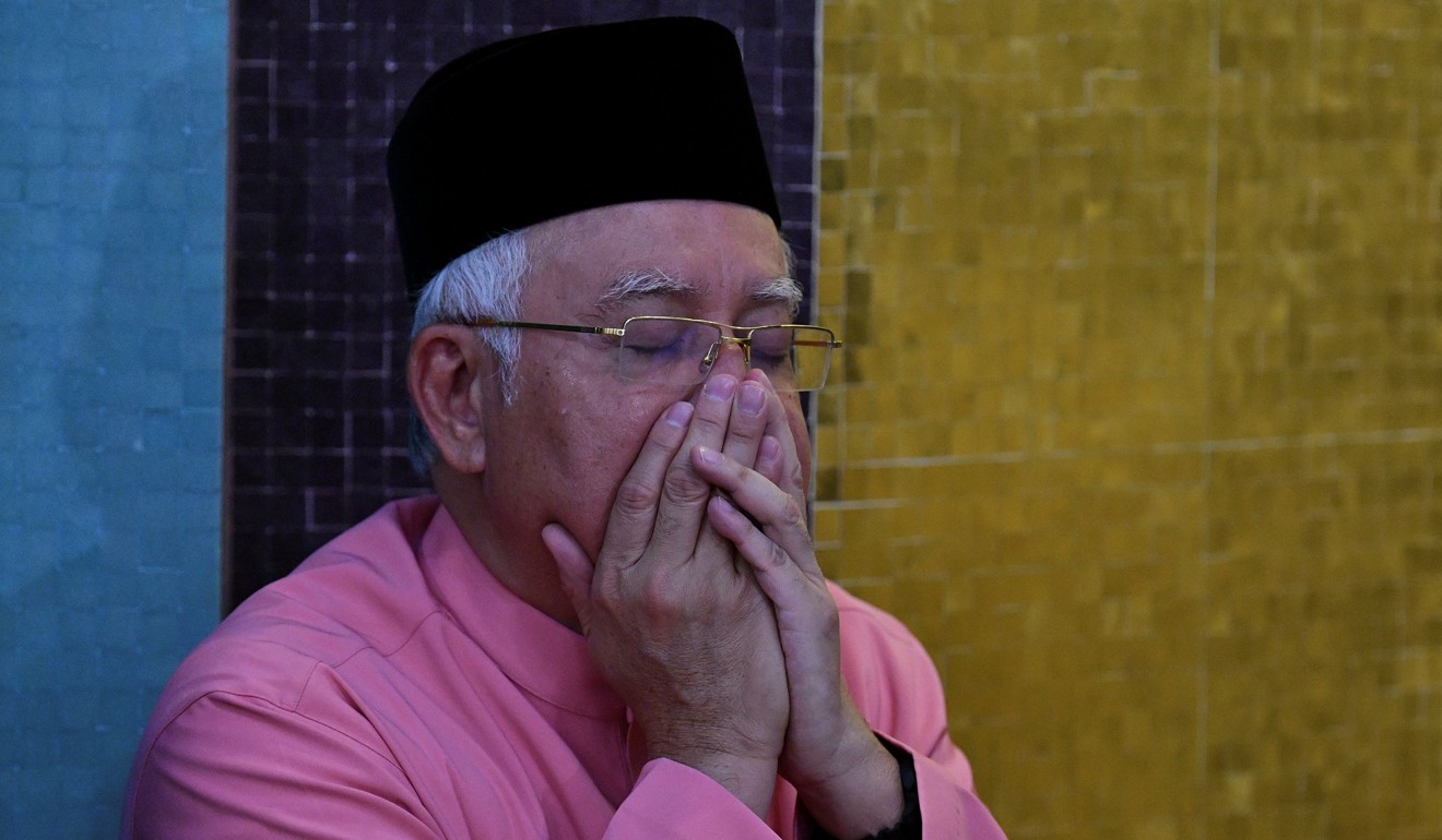 Things aren’t looking so good for Malaysia’s former prime minister Najib Razak. Photo: Reuters