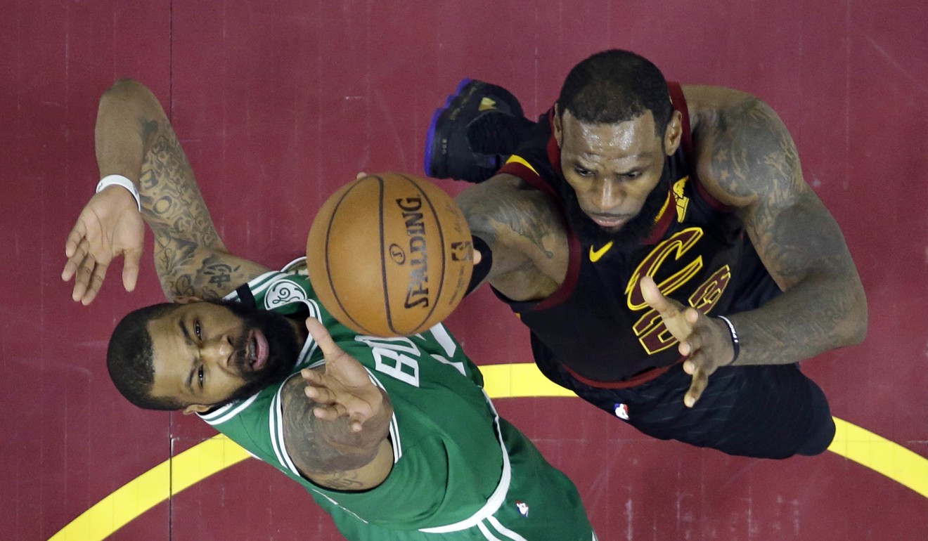 LeBron James was at his best slamming down 44 points for the Cavs. Photo: AP