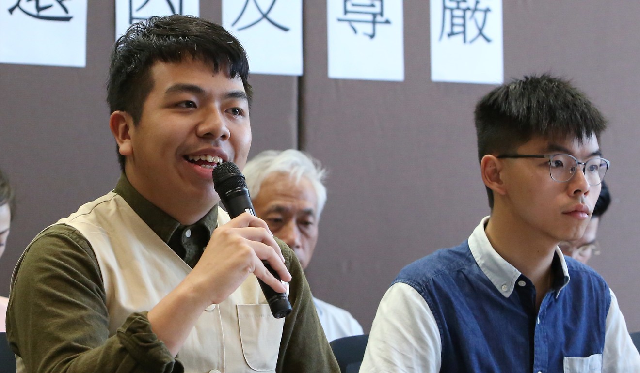 Lam (left) and Wong will now be responsible for taking the party forward. Photo: Edmond So