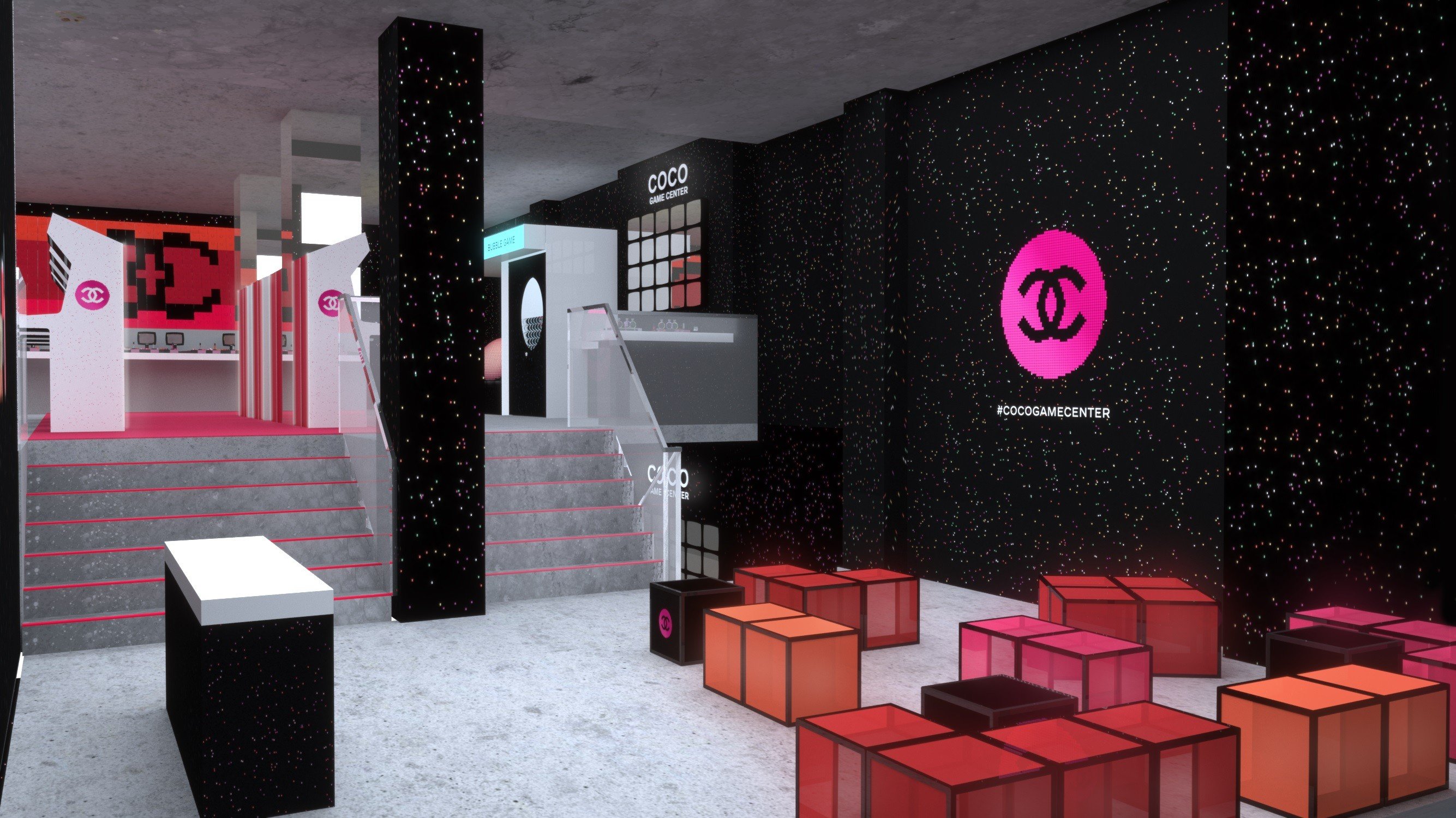 Playful Chanel opens arcade at beauty pop-up Coco Game…