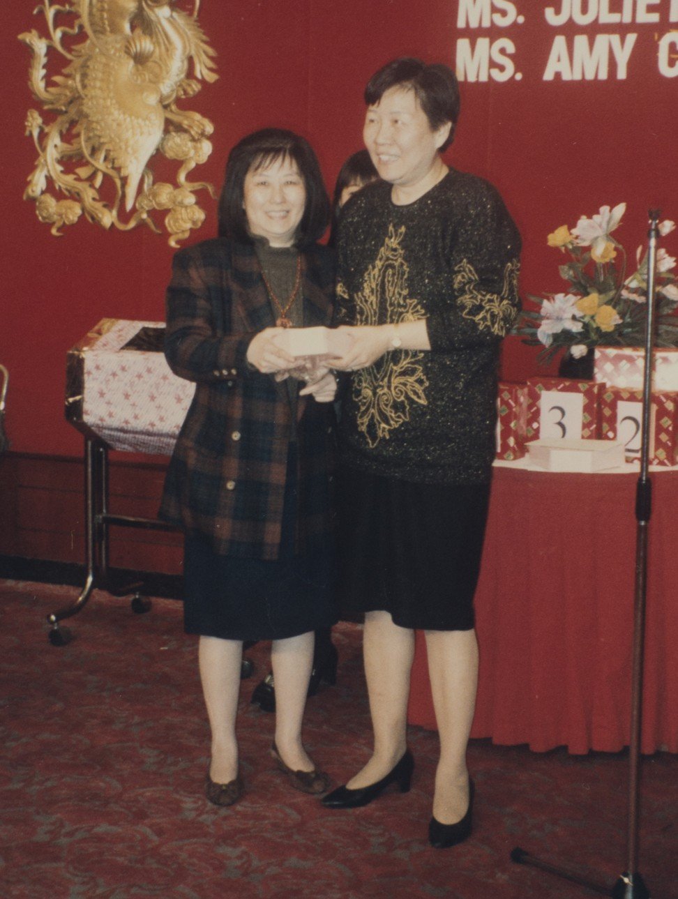 Juliet Feng Yee-hsin (left) and Ivy Chow Chui-ying in a photo from circa 1975. Photo: courtesy of Juliet Feng Yee-hsin and Ivy Chow Chui-ying