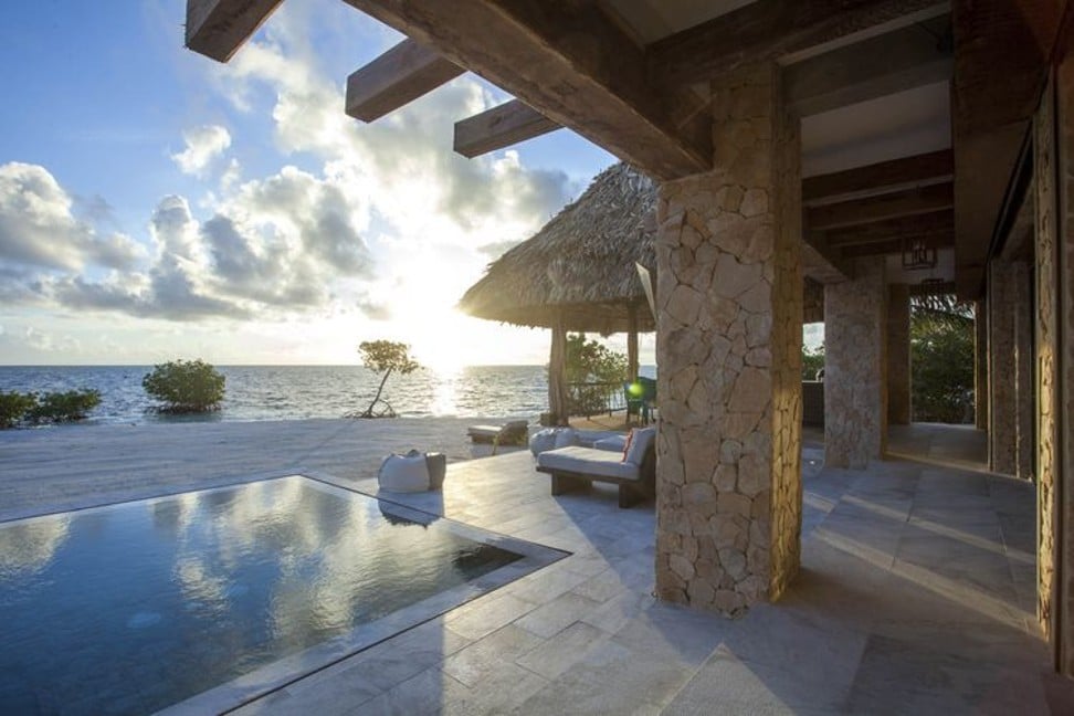 The view from the pool deck at Gladden Private Island, the island hotel off the coast of Belize, where you never have to see another person if you do not want to. Photo: Benedict Kim
