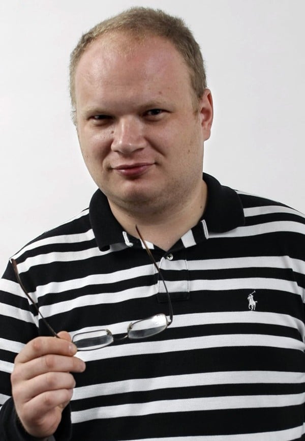 Reporter Oleg Kashin is seen in Moscow in 2009. Photo: Kommersant via AFP
