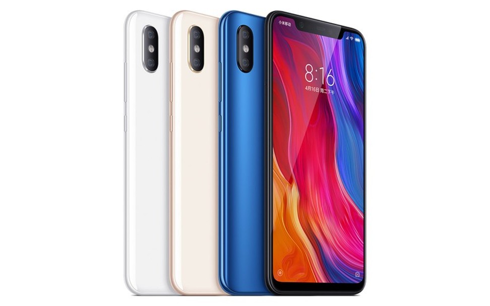 The Mi 8 comes in four colours.