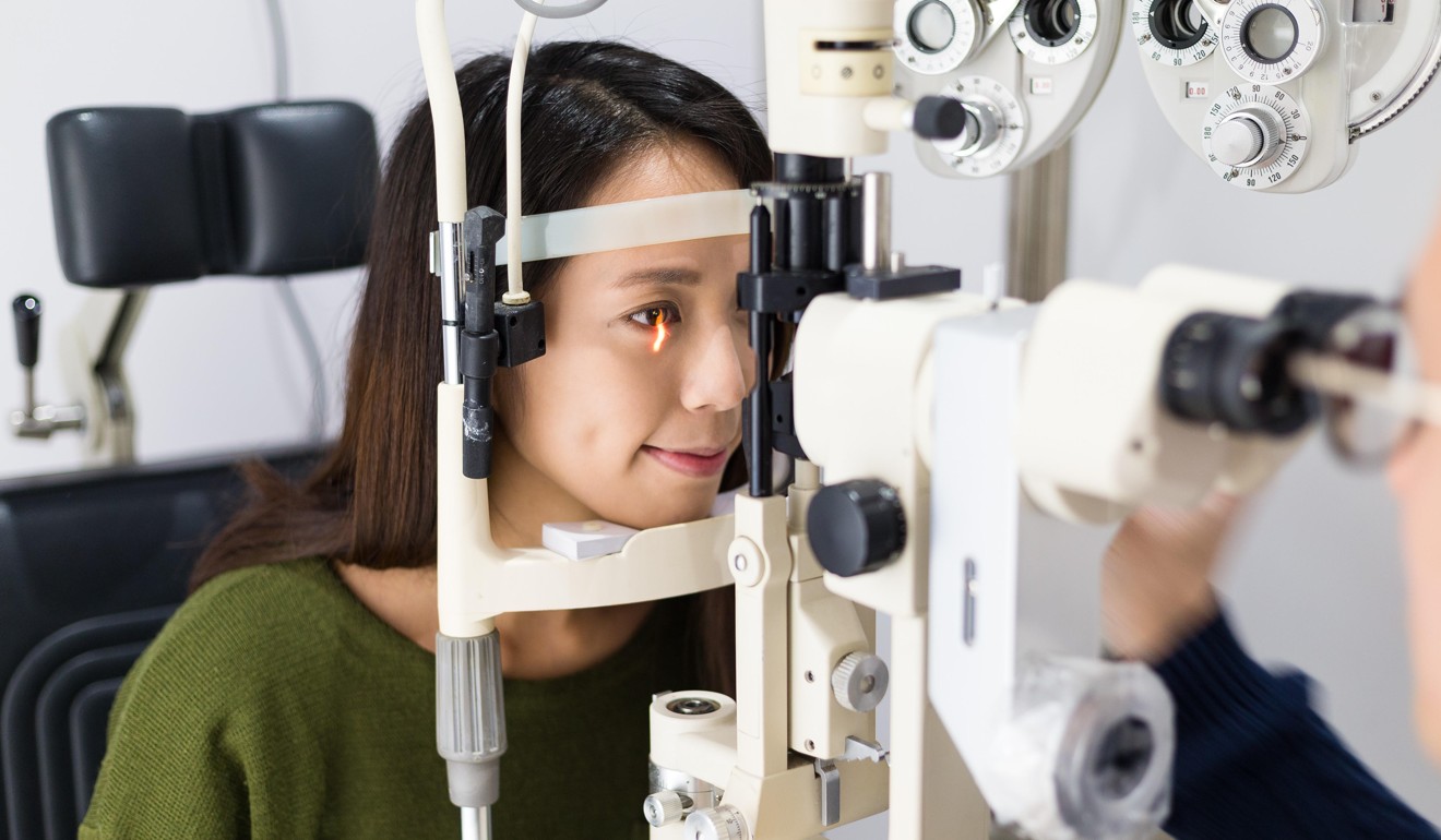 A quick eye test can find out how serious the eye disease is. Photo: Alamy