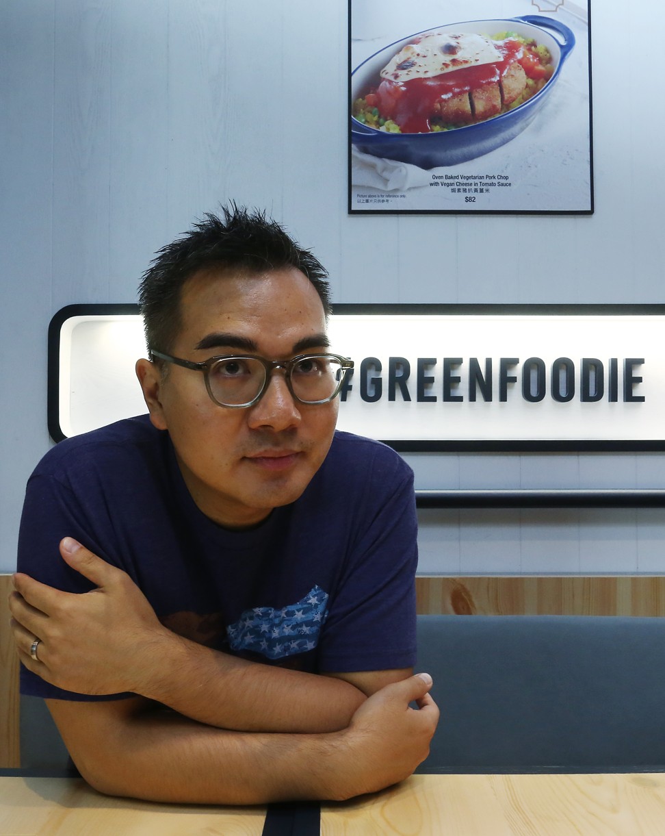 David Yeung, co-Founder of Green Monday. Photo: Jonathan Wong