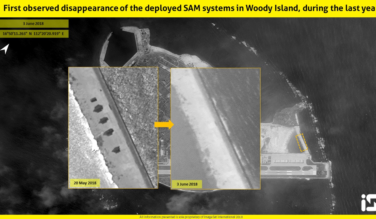 Images from an intelligence analysis provided by ImageSat International. Photo: ISI