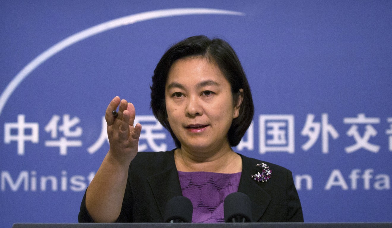 Foreign ministry spokeswoman Hua Chunying warned China would not be threatened by US military warships in the region. Photo: AP