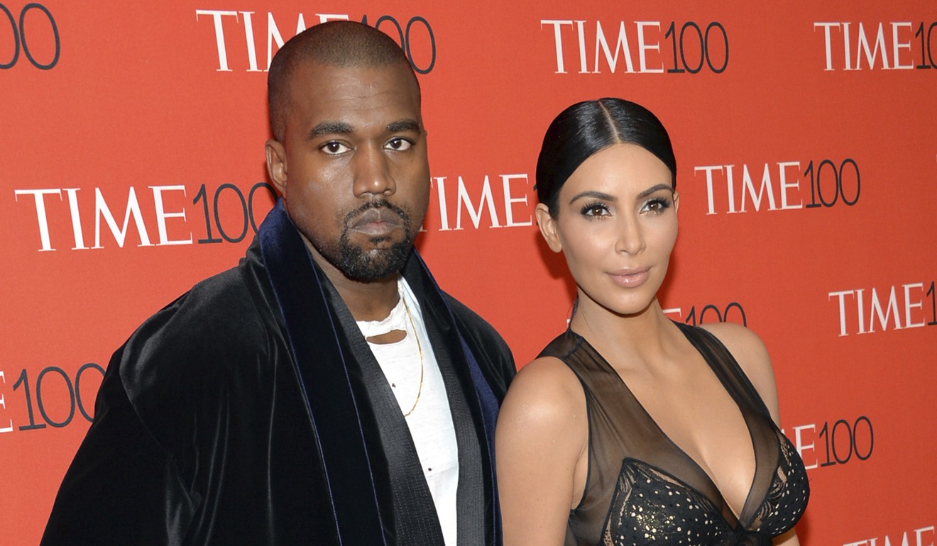 Kim Kardashian West is seen with husband Kanye West in 2016. Photo: Invision via AP