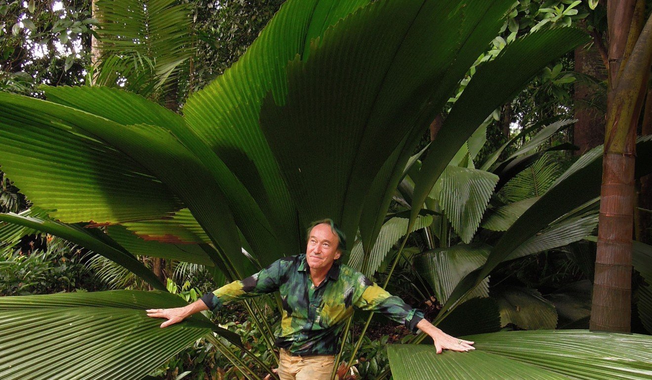 Patrick Blanc at the Singapore Botanic Gardens in 2012.