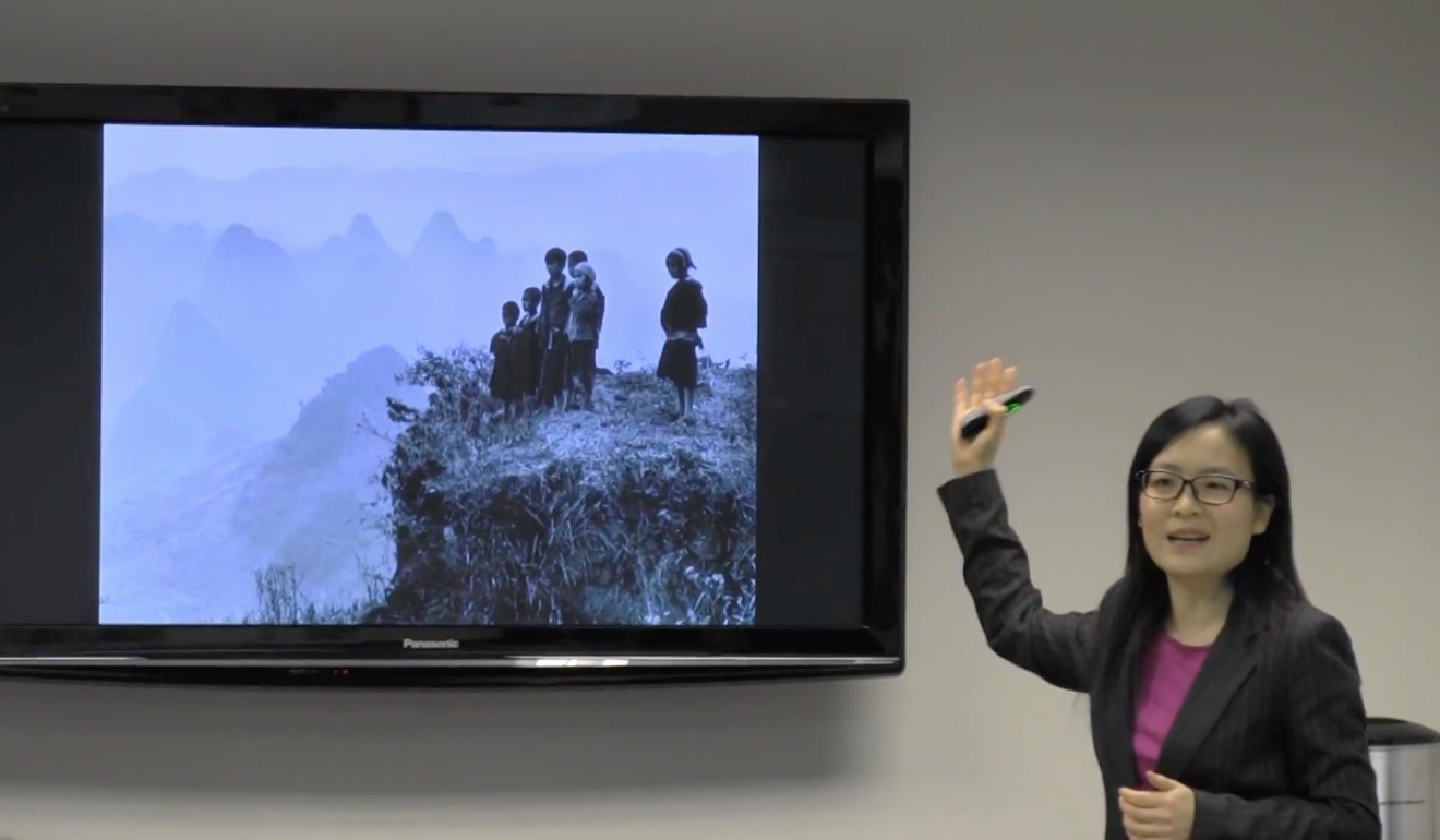 Yuen Yuen Ang, author of How China Escaped the Poverty Trap, gives a lecture in New York. Photo: YouTube